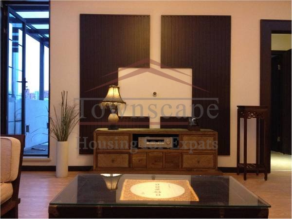 living room Spacious 2BR apt with park view and 20sqm terrace