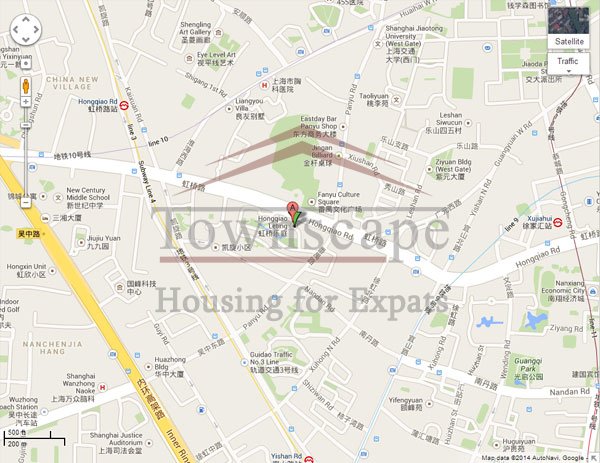 Hongqiao rent 2 level modern apartment for rent in Xujiahui