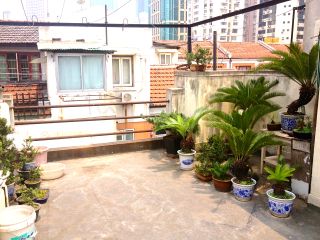 ikea style apartment shanghai Charming French Concession Lane House with roof terrace