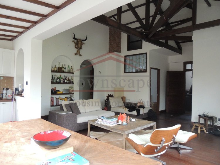 Shanghai apartment for rent Stunning 3 BR Lane House L10 Former Colonial area w/ Terrace