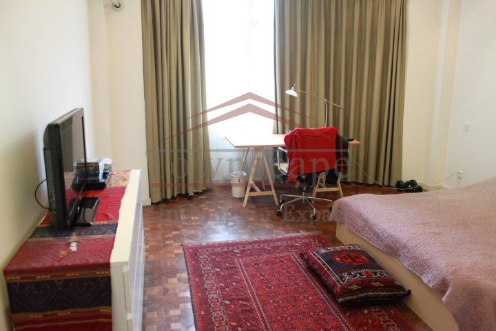rent apartment french concession Brilliant renovated 3 BR Apt with great terrace Changshu Rd 1&7