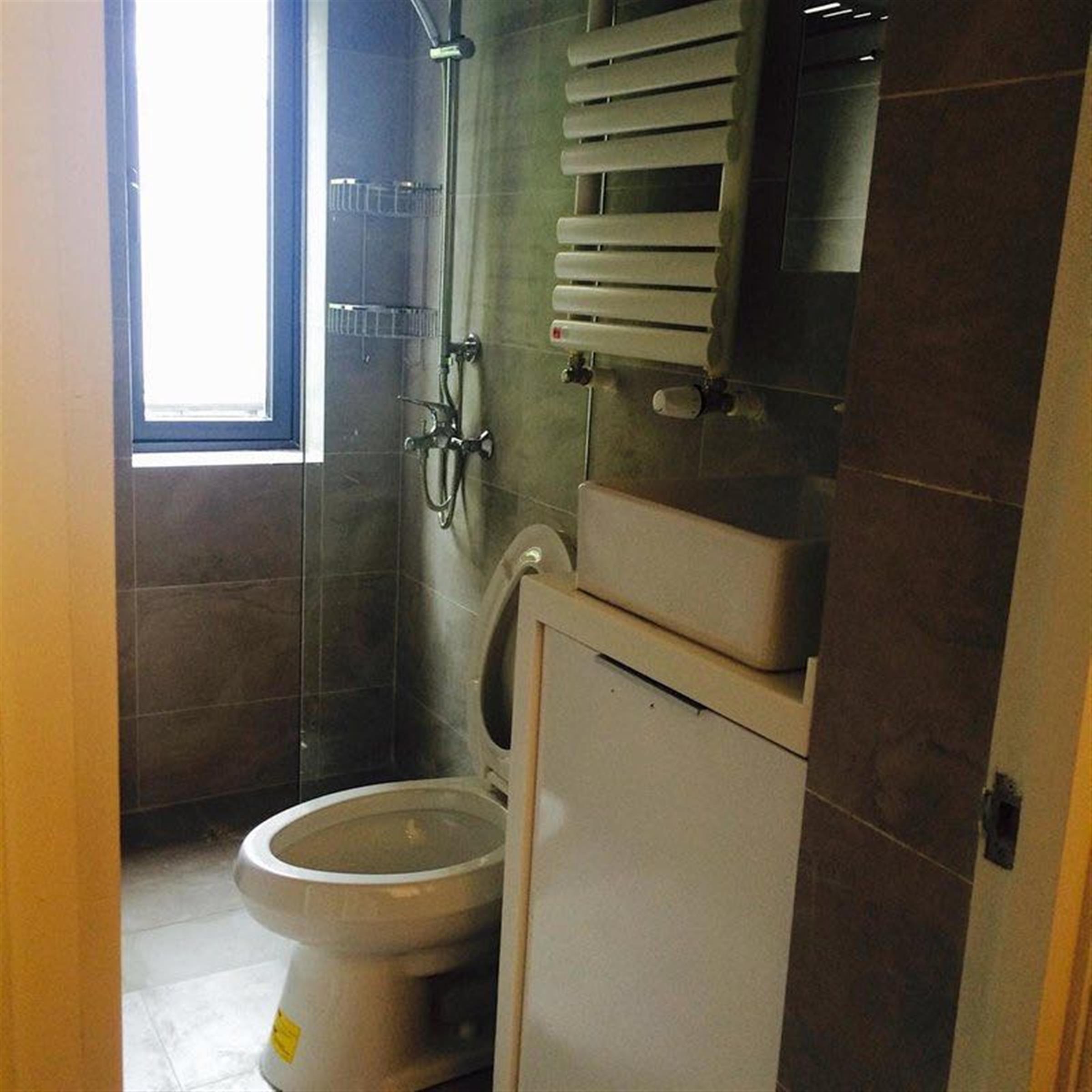 guest bathroom Bright Western-Style Spacious Lane House Duplex for Rent in Quiet FFC Shanghai