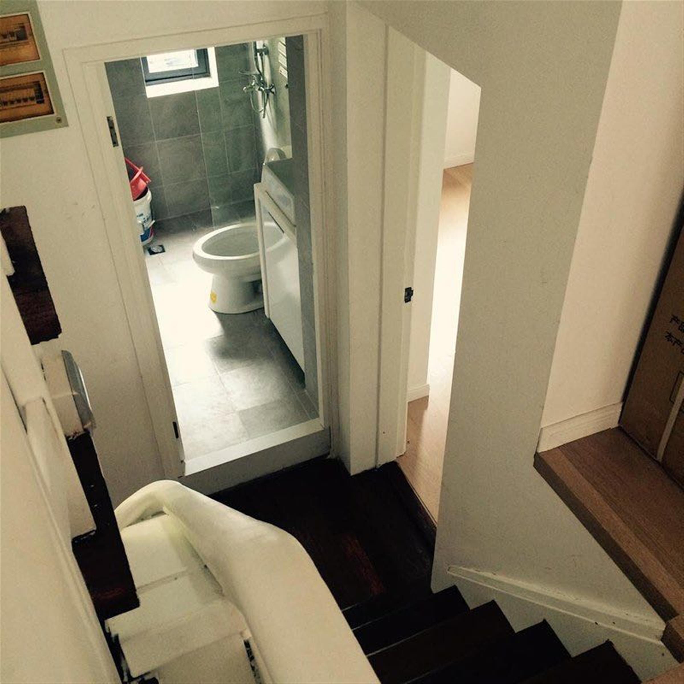 safe stairs Bright Western-Style Spacious Lane House Duplex for Rent in Quiet FFC Shanghai