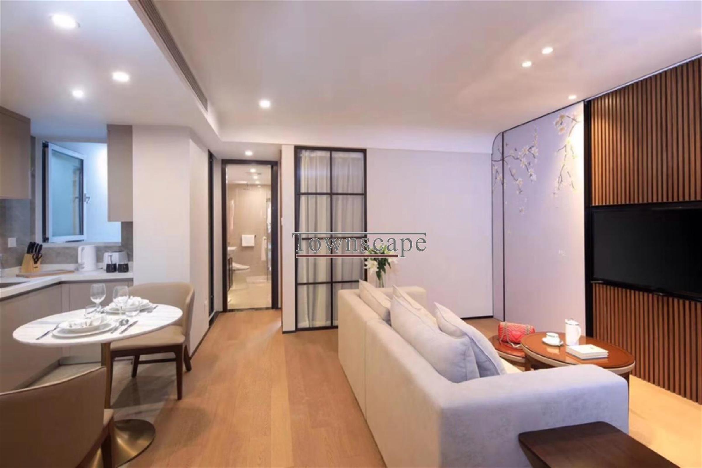 open space Beautifully Decorated, Newly Opened Studio Service Apartments in Jing