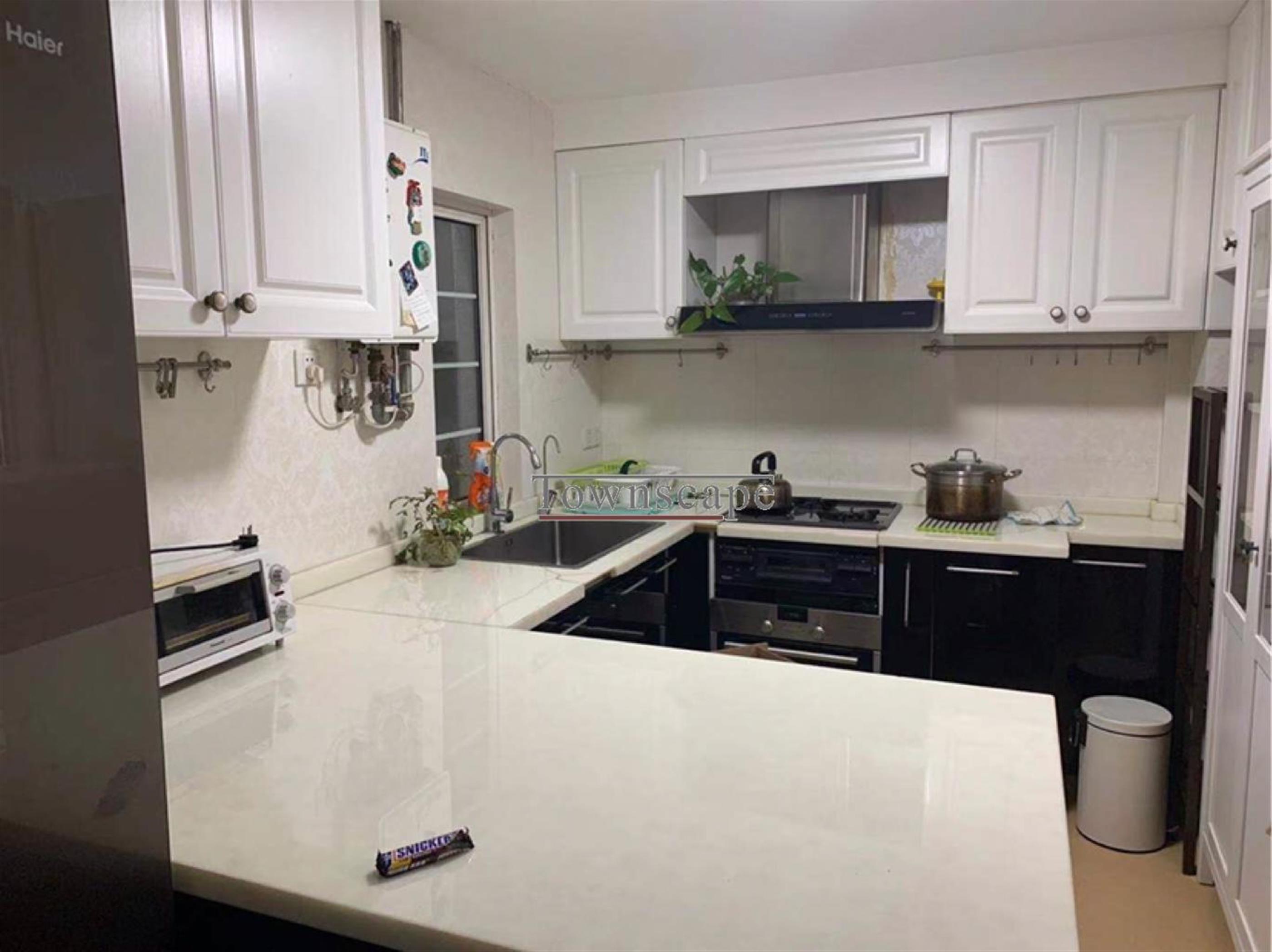 large kitchen Bright Spacious 2BR Nanjing W Rd Lane House Apt LN 2/12/13 for Rent