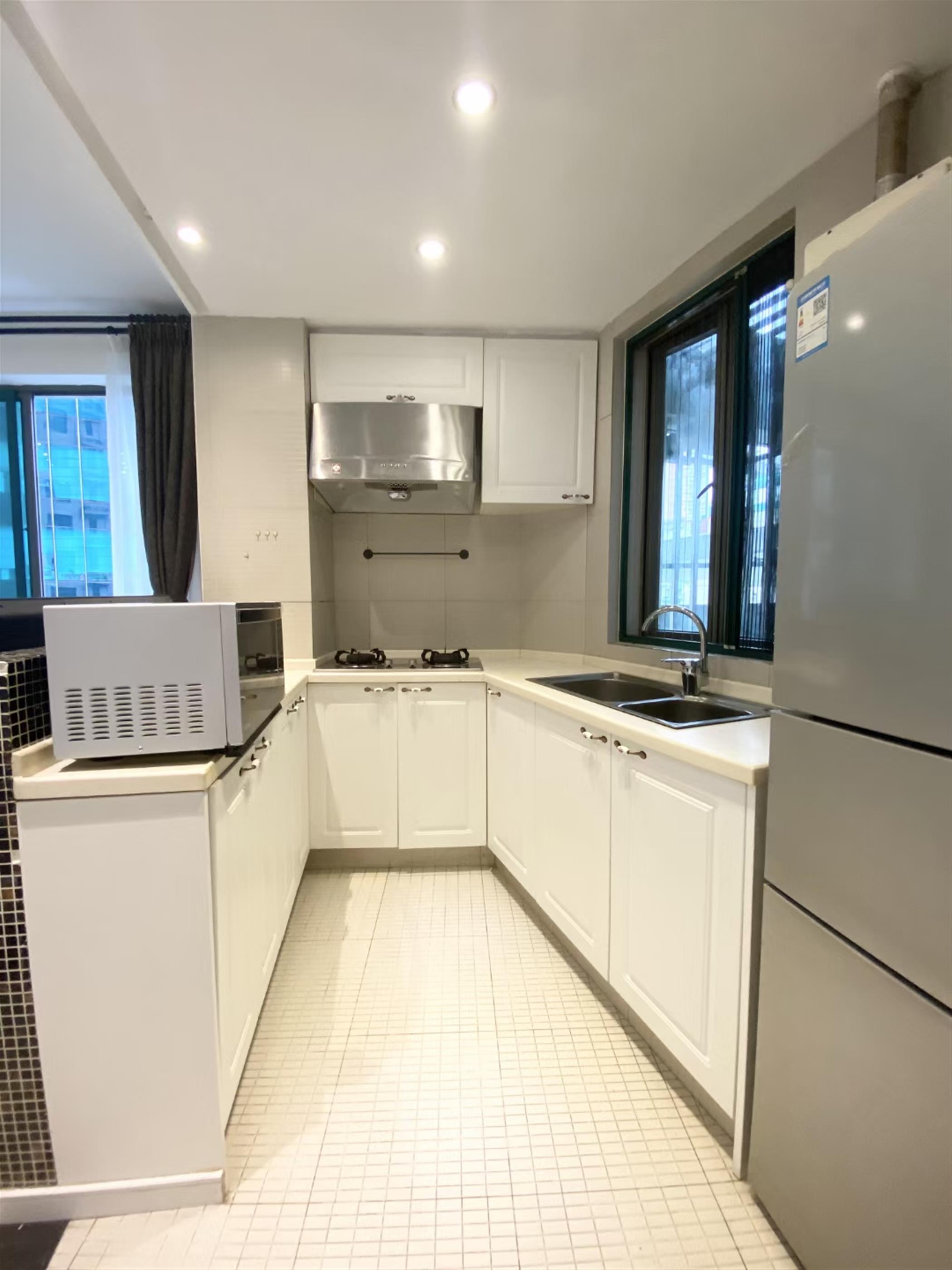 New Kitchen Appliances Spacious Newly Renovated 2BR Top of City Apt Nr Ln 2/12/13 for Rent in Shanghai