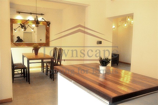 Spacious lane house apartment with wall heating system French