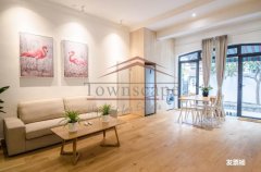 Outstanding 2BR Apartment w/Garden @Jiangsu Rd Metro