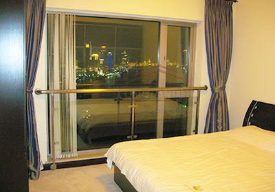 Bedroom 4BR luxury apartment stunning Huangpu River view