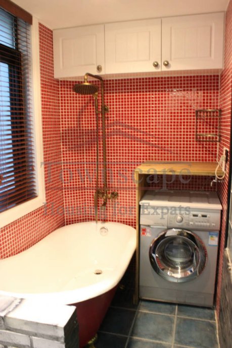 bathroom  1BR lane house with courtyard in French Concession