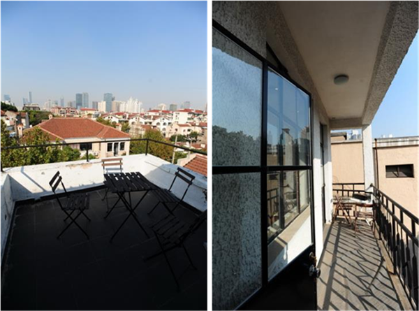  Duplex apartment with terrace over look French Concession