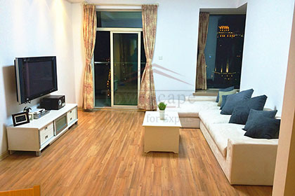 Living Room Modern 2BR apt with balcony in Ladoll International City