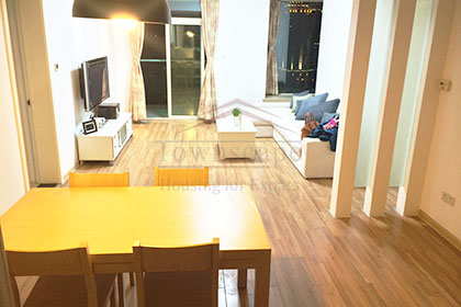 Dining Room Modern 2BR apt with balcony in Ladoll International City