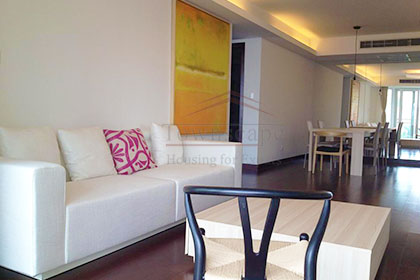 Living Room Modern and bright 3BR apt in Central Residence