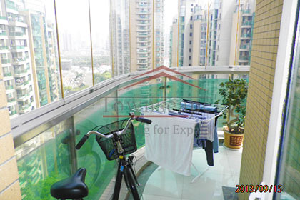 Balcony Large 2BR apt with balcony in Ladoll International City