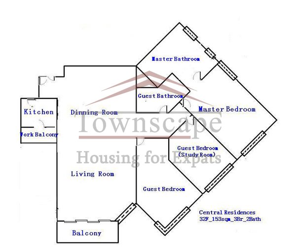 Plan Central Residences warm and cosy