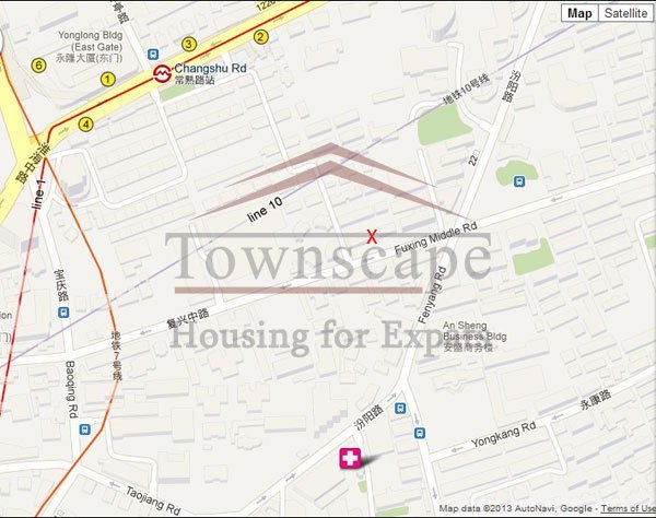 Map Cozy 1BR with garden 100 sqm fuxing road near Bao qing road