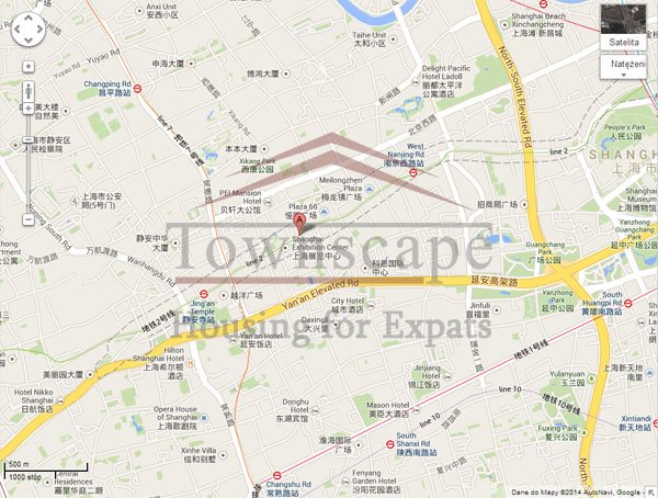 Map Old renovated apartment Nanjing west road