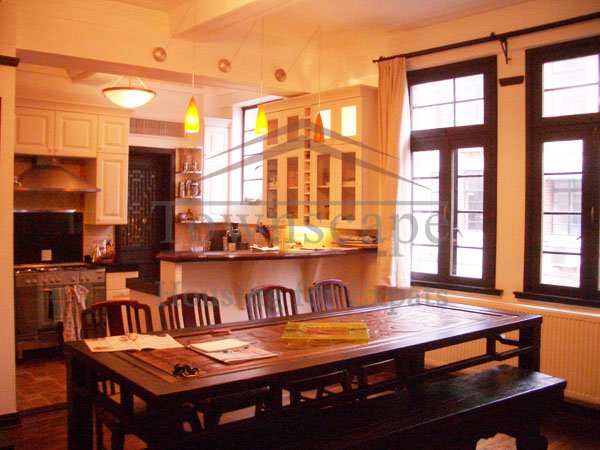 dining room Old renovated apartment Nanjing west road