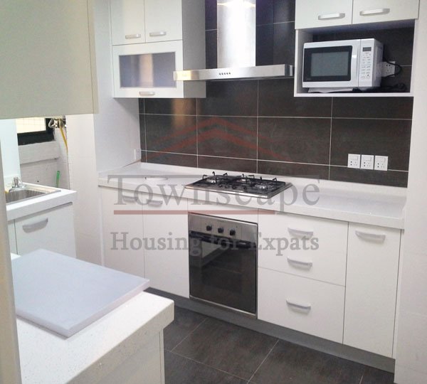 kitchen Double sided apartment with big windows and balcony Joffry Garden