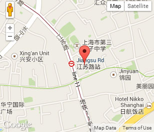 Map Edifice apartment in Jingan area with balcony on Jiangsu road