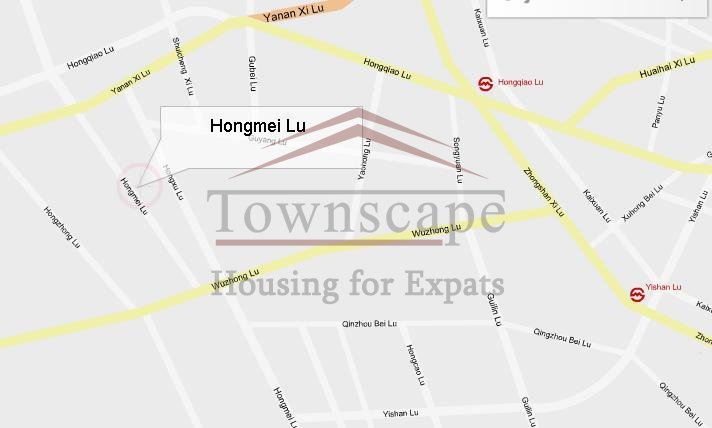 MAp Three level Villa with garden 200 sqm Hongmei road area 6 bedrooms