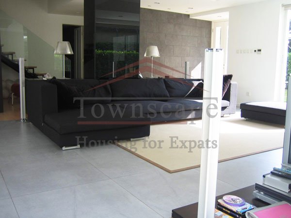 Livingroom Three level Villa with garden 200 sqm Hongmei road area 6 bedrooms