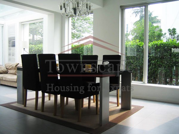 Diningroom Three level Villa with garden 200 sqm Hongmei road area 6 bedrooms