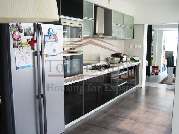 Kitchen Three level Villa with garden 200 sqm Hongmei road area 6 bedrooms