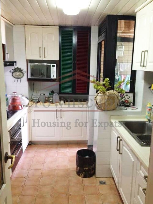 kitchen Joffrey Garden stylish apartment French Concession with balcony