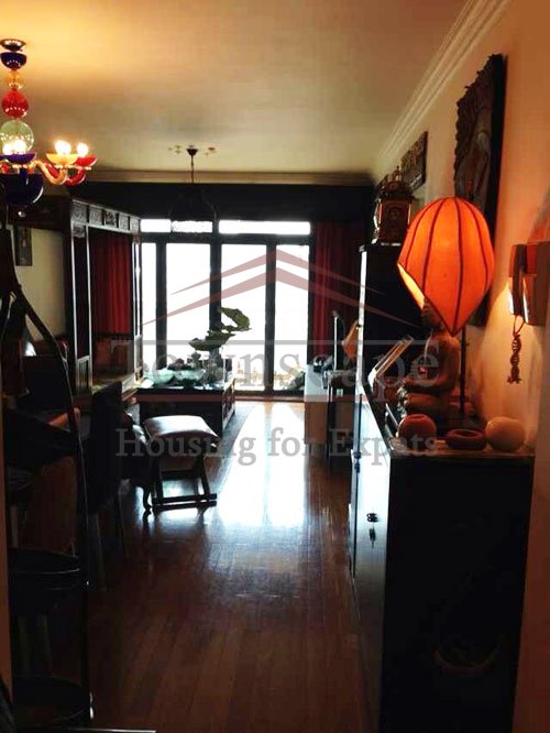 livingroom Joffrey Garden stylish apartment French Concession with balcony