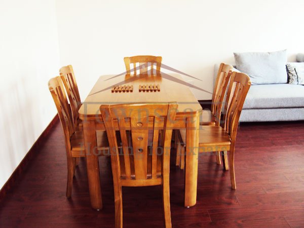 diningroom Bundside Garden apartment near Pudong and Huangpu