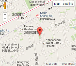 Map Mingyuan Century City center of French Concession