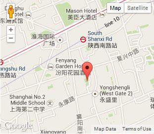 Map Mingyuan Century Garden apartment for rent French Concession