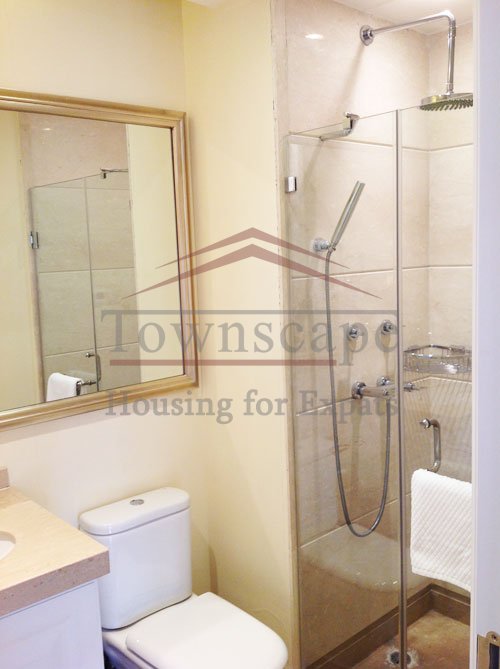 bathroom Shama Luxe apartment for rent near Nanjing East road and the Bund
