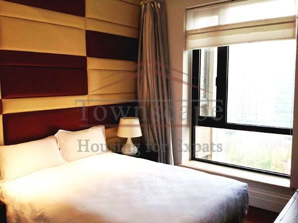 bedroom Shama Luxe apartment for rent near Nanjing East road and the Bund