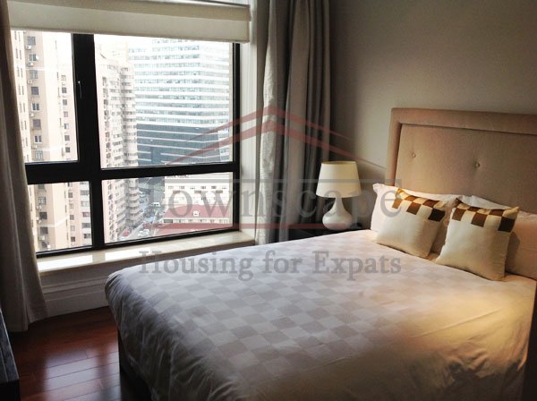 bedroom Shama Luxe apartment for rent near Nanjing East road and the Bund