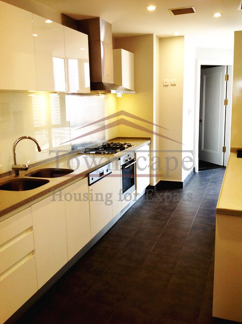 kitchen Shama Luxe apartment for rent near Nanjing East road and the Bund
