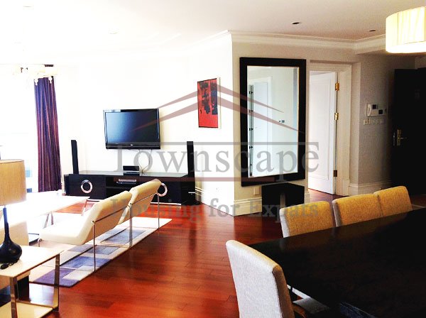 livingroom Shama Luxe apartment for rent near Nanjing East road and the Bund