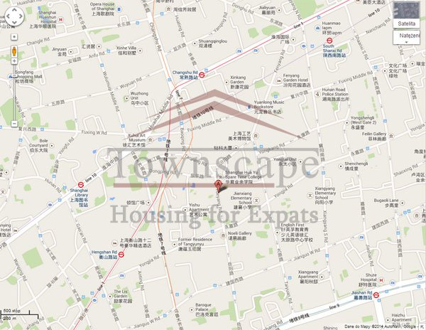 apartment for renting french concession Yue yang road lane house with terrace for rent