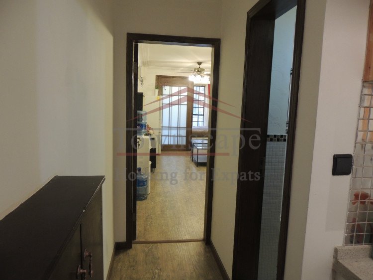 french concession lane house Bright 1 BR with terrace near Jingan Temple, line2