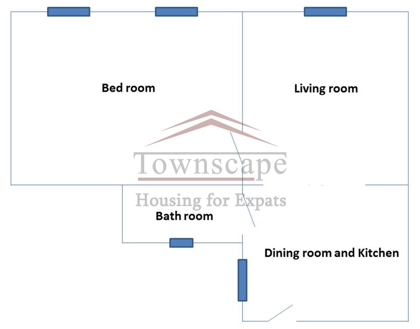 lanehouse for rent shanghai Cozy old apartment with roof terrace for rent in freach concession