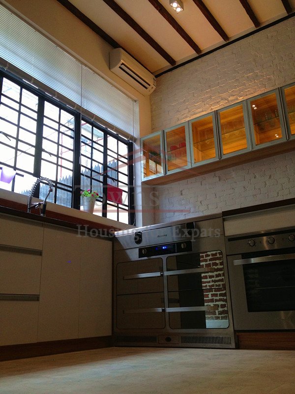 lanehouse for rent Renovated lane house with private garden near South Shaanxi Road French Concession