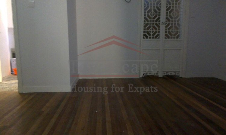 apartments for rent shanghai Cozy unfurnished 1BR 80sqm with garden on hengshan road