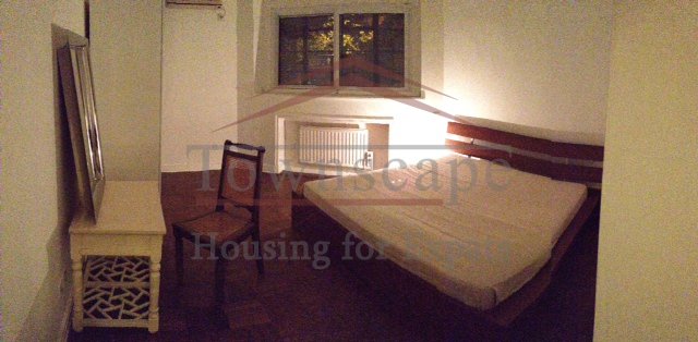 french concession with terrace Old apartment with terrace for rent on wulumuqi road in french concession