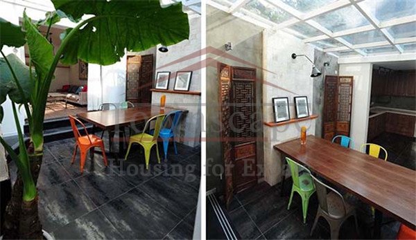 historical lane houses Renovated 3B lane house with private garden in French Concession