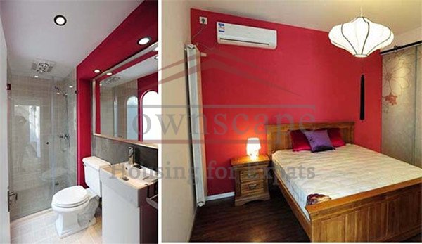 shanghai apartment for rent Renovated 3B lane house with private garden in French Concession