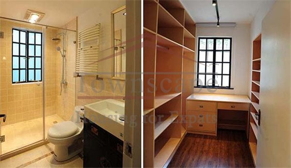 rental shanghai Renovated 3B lane house with private garden in French Concession