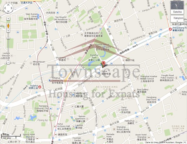 apartment for rent in shanghai xuhui Beautiful apartment for rent with Xujiahui park view