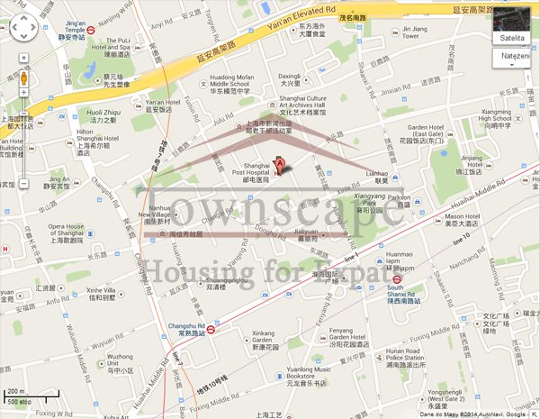 french concession rent Old small lane house with terrace in french concession near Huaihai road